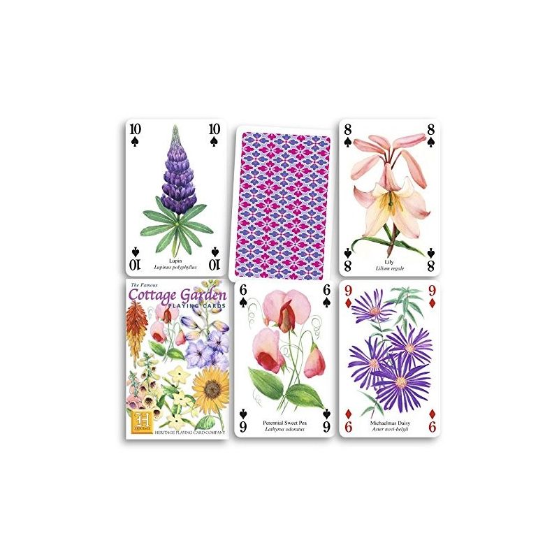 Heritage Playing Cards - Cottage Garden Playing Cards