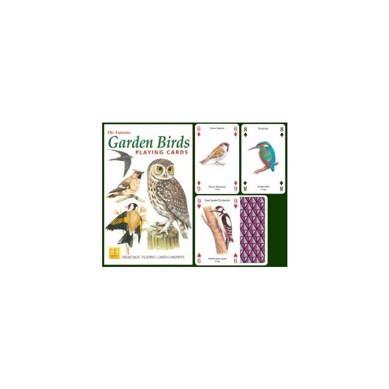 Heritage Playing Cards - Garden Birds Playing Cards