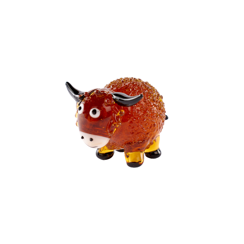 Mini Glass Highland Cow