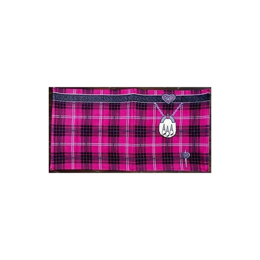 Instakilt Scottish Tartan Kilt Beach Towel (Adult, Pink)
