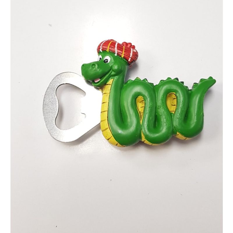 Lochness Monster Nessie Resin Bottle Opener Magnet