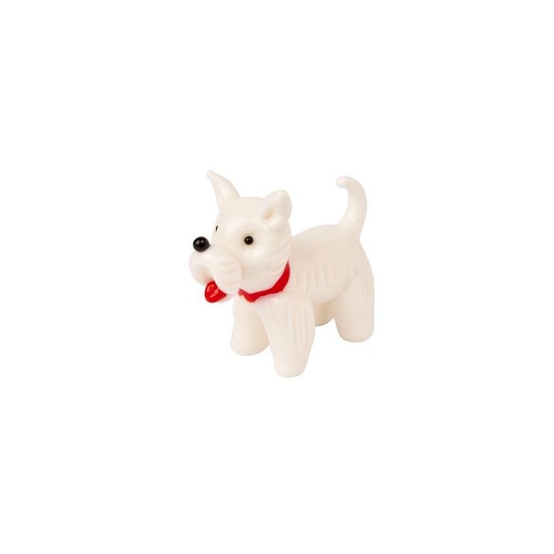 Small Glass Westie