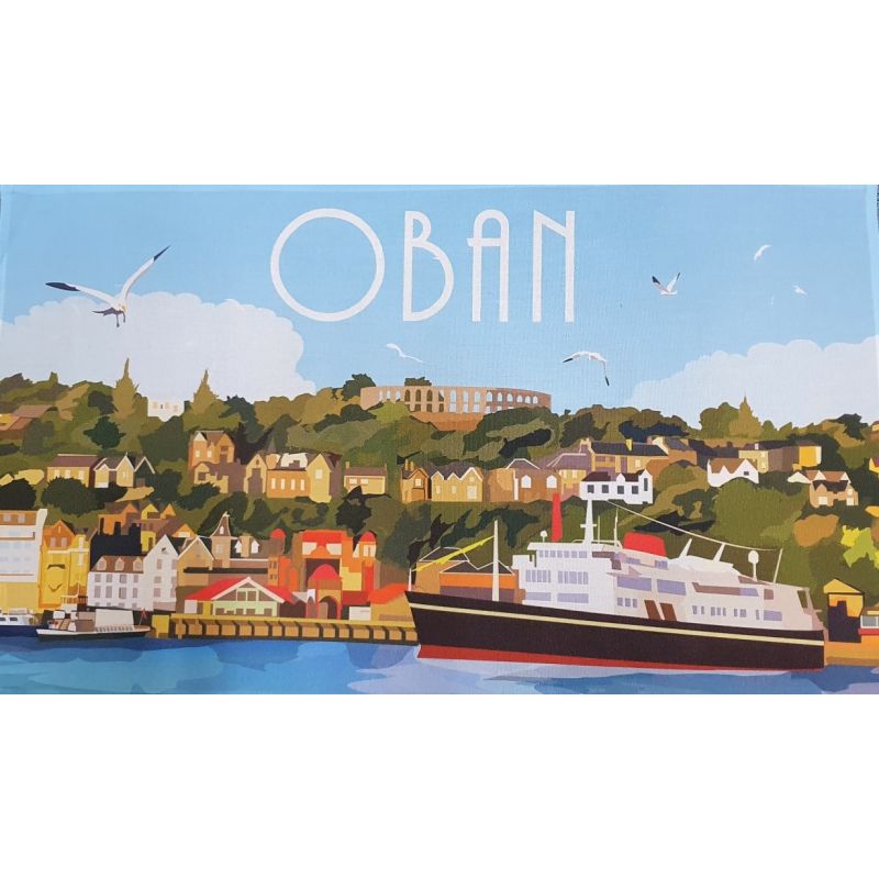 Oban Tea Towel