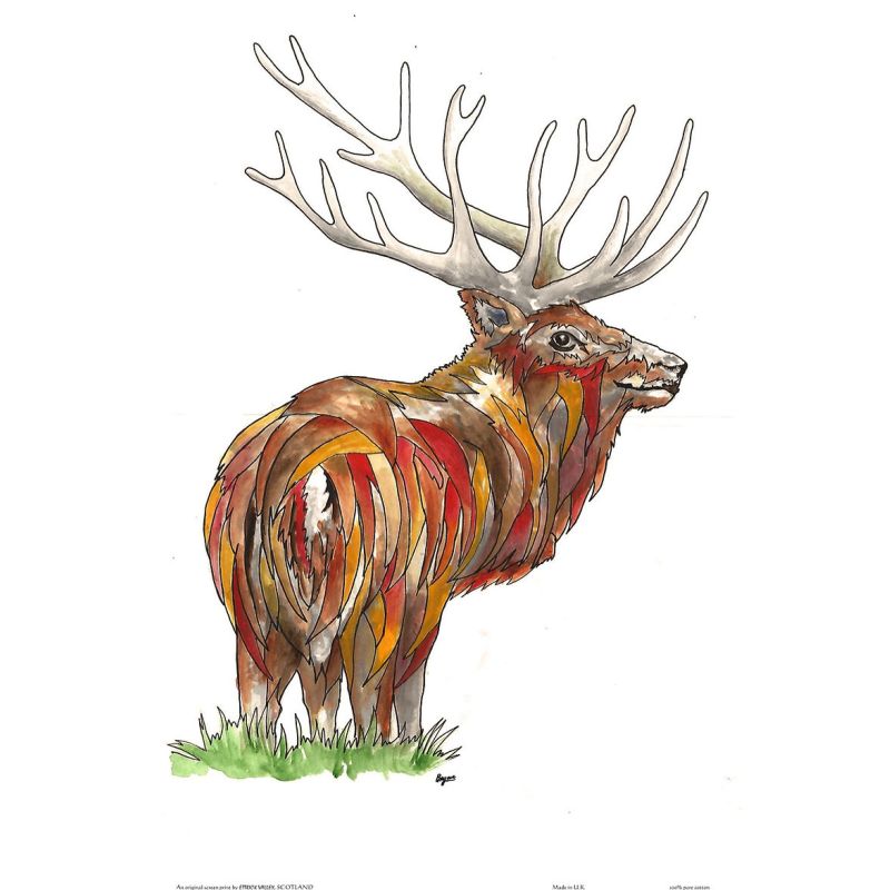 Monarch of the Glen Tea Towel