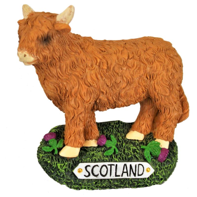 Highand cow Resin 7cm by 7cm