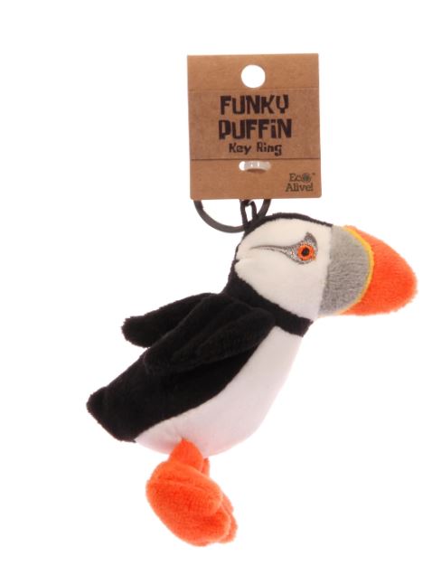 Puffin Plush Keyring - Eco Alive™