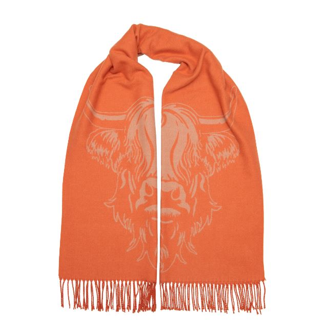 Heilan Coo Super Soft Scarf - Apricot/Peach