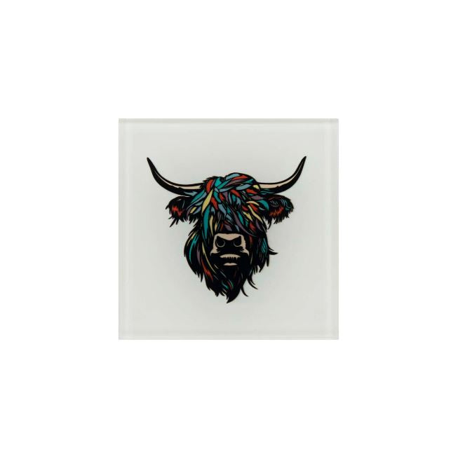 Heilan Coo Coaster - Multi Coloured Cream