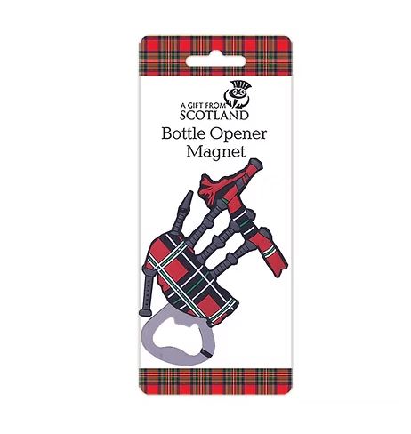 PVC Bagpipes Bottle Opener Magnet