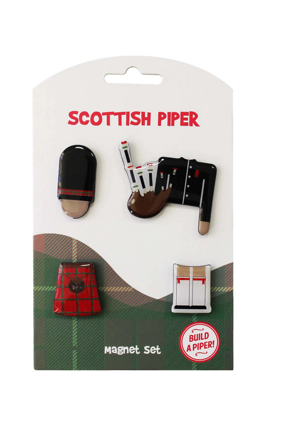 4 pk Magnets - Build a Piper