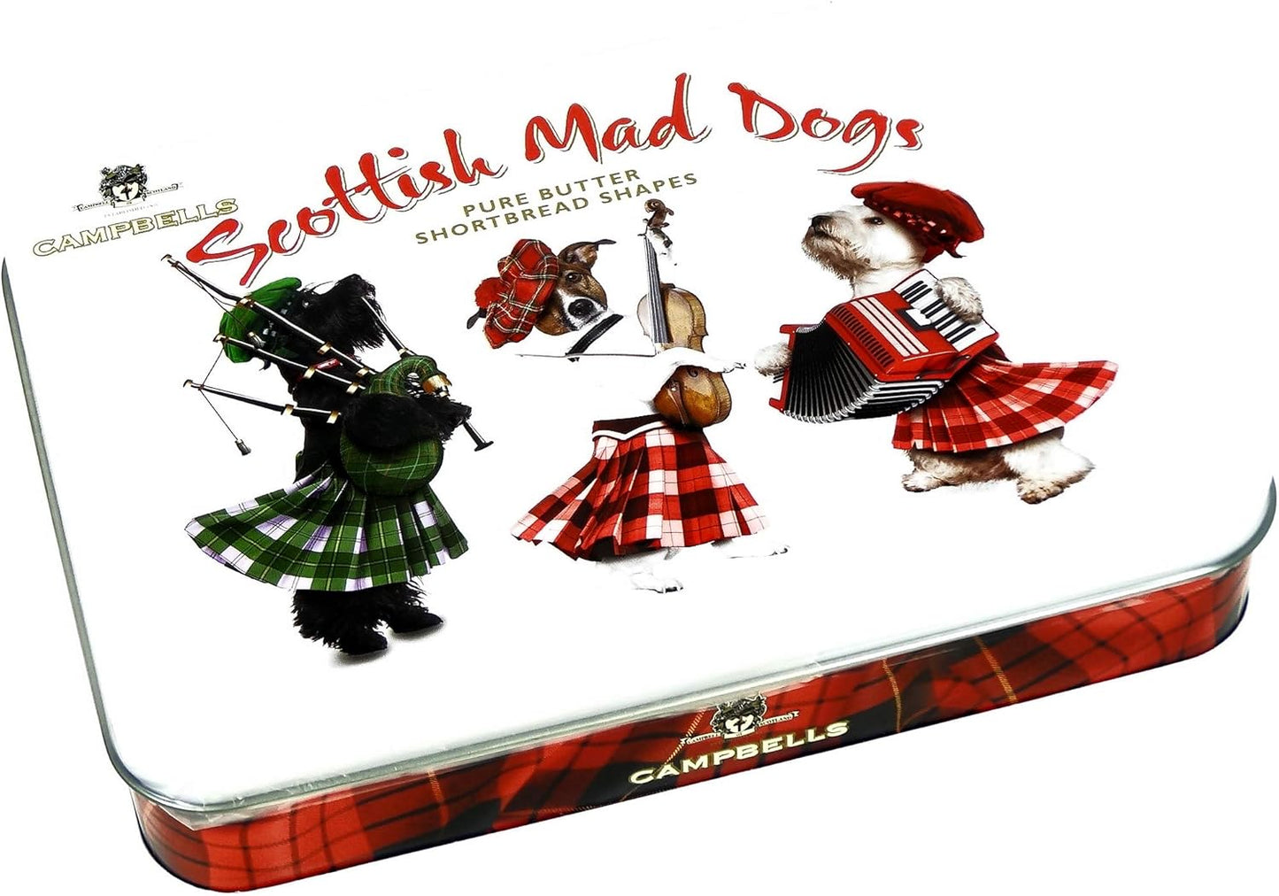 Campbells Scottish Mad Dogs Shortbread in Tin