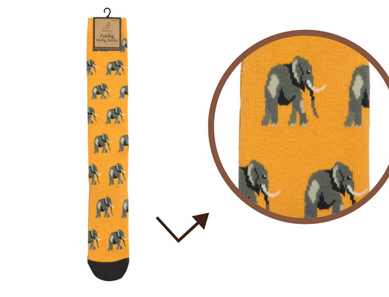 Funky Welly Socks - Ellie Elephant