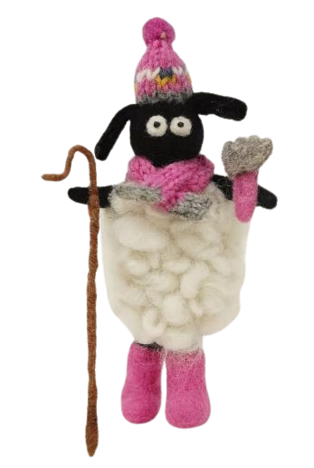 Shearing Sheila The Sheep Standing Decoration