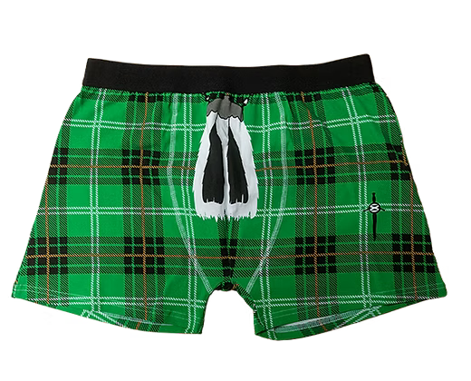 Instakilt Boxer Shorts Green (Size Medium)