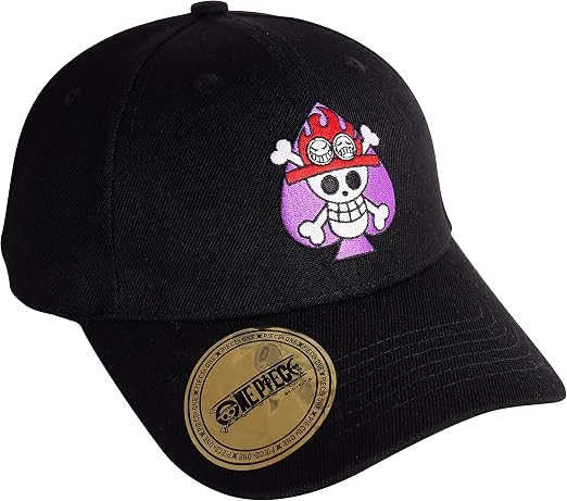 One Piece Ace's Skull Baseball Cap