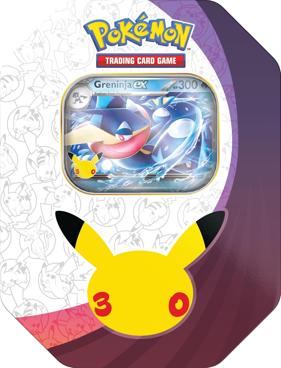 Pokémon TCG: 30th Celebration Tin - Greninja ex (1 Foil Promo Card, 4 Booster Packs) 1 PER CUSTOMER