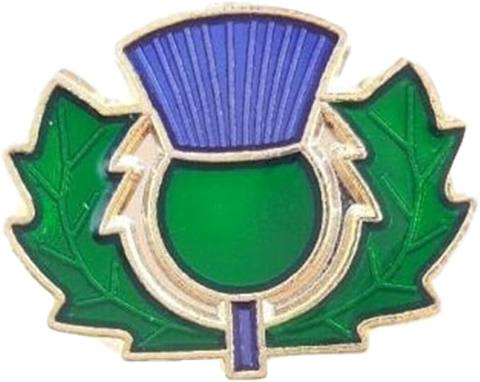 Scottish Thsitle pin badge