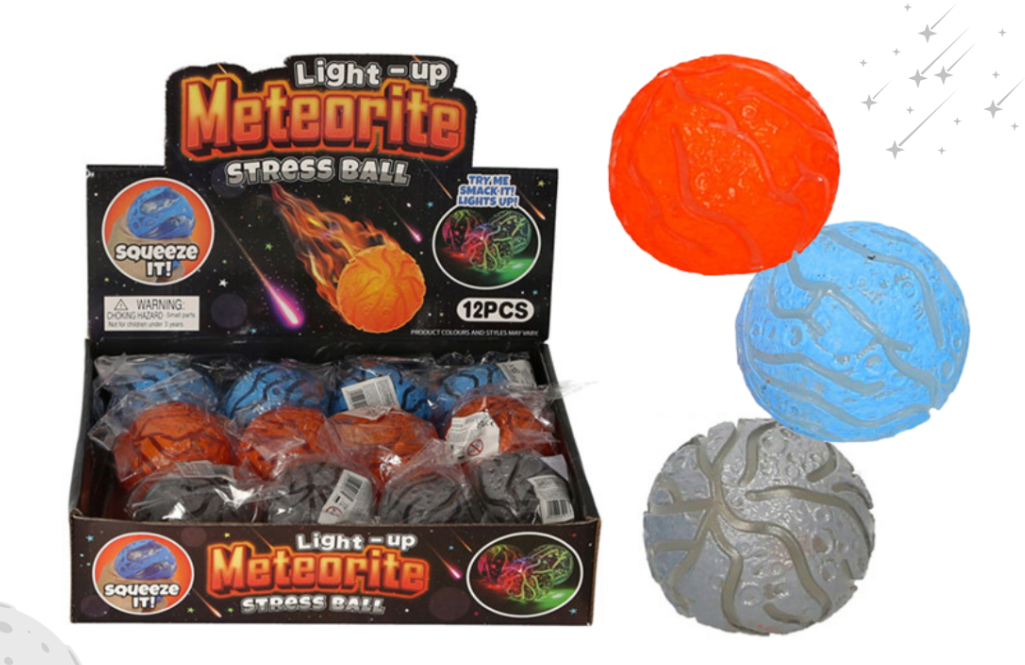 Squeezy Meteor Ball, Light Up (1 SUPPLIED)