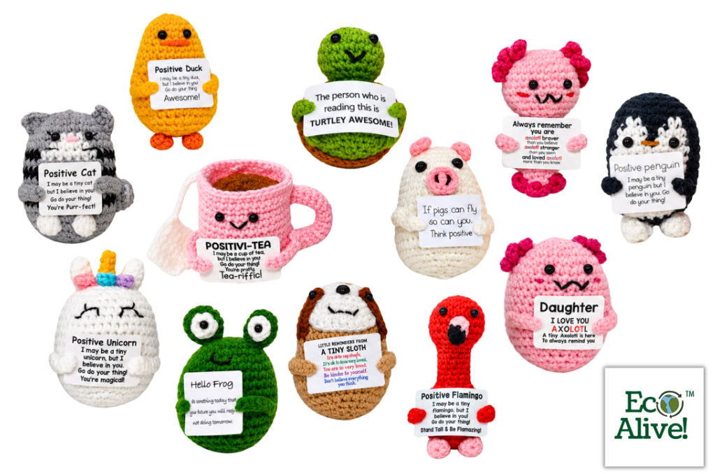 Positive Vives Knitted Animals (1 SUPPLIED)