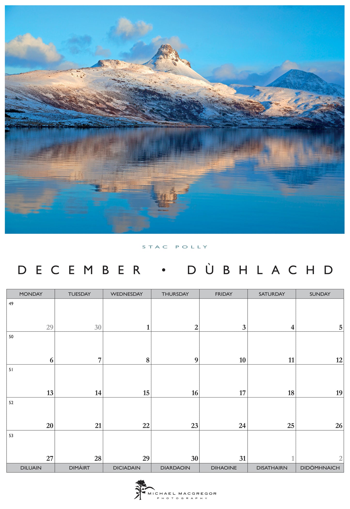 Michael Macgregor Highlands and Islands 2027 Calendar