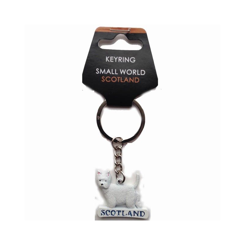 Westie Dog Keyring