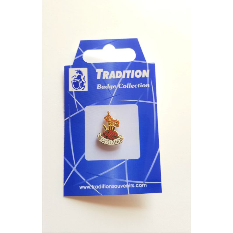Scotland and Bagpipe Pin Badge