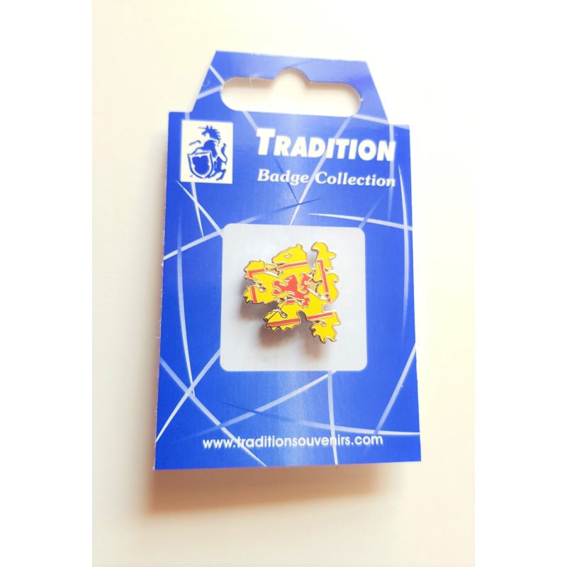 Lion Rampant Pin Badge
