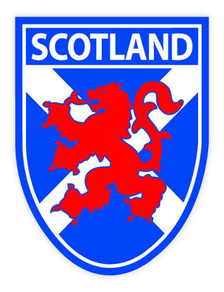 Saltire/Lion Rampant Sticker