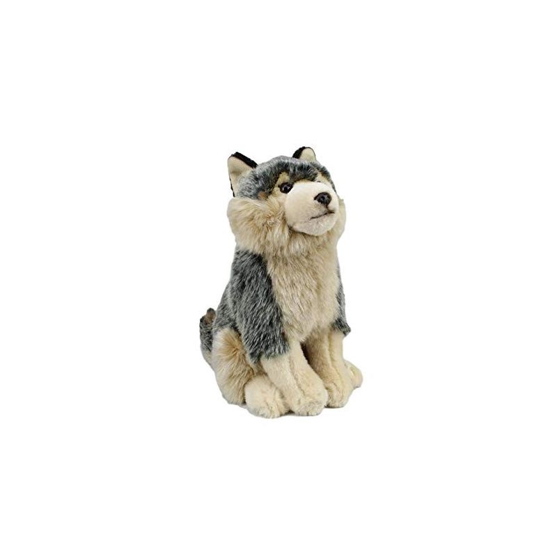 GREY WOLF SOFT AND CUDDLY TOY 12 inch