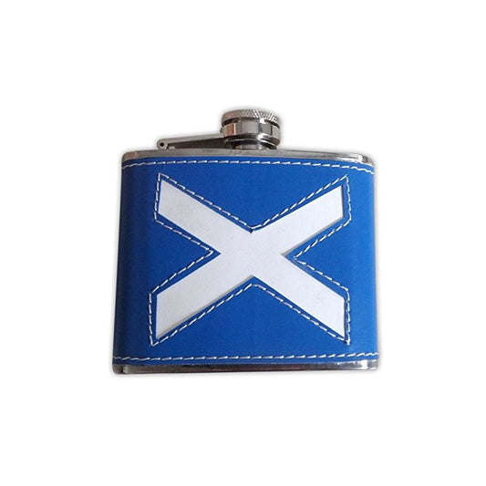 Scottish St. Andrews Saltire Flag Design 4oz Hip Flask