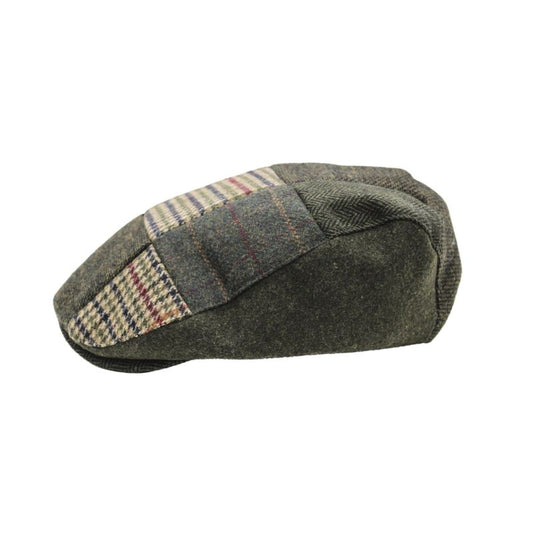 Heritage Traditions Patchwork Cap Green Tweed
