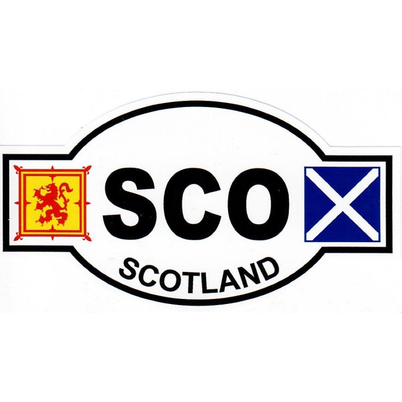 SCO Scotland Car Sticker
