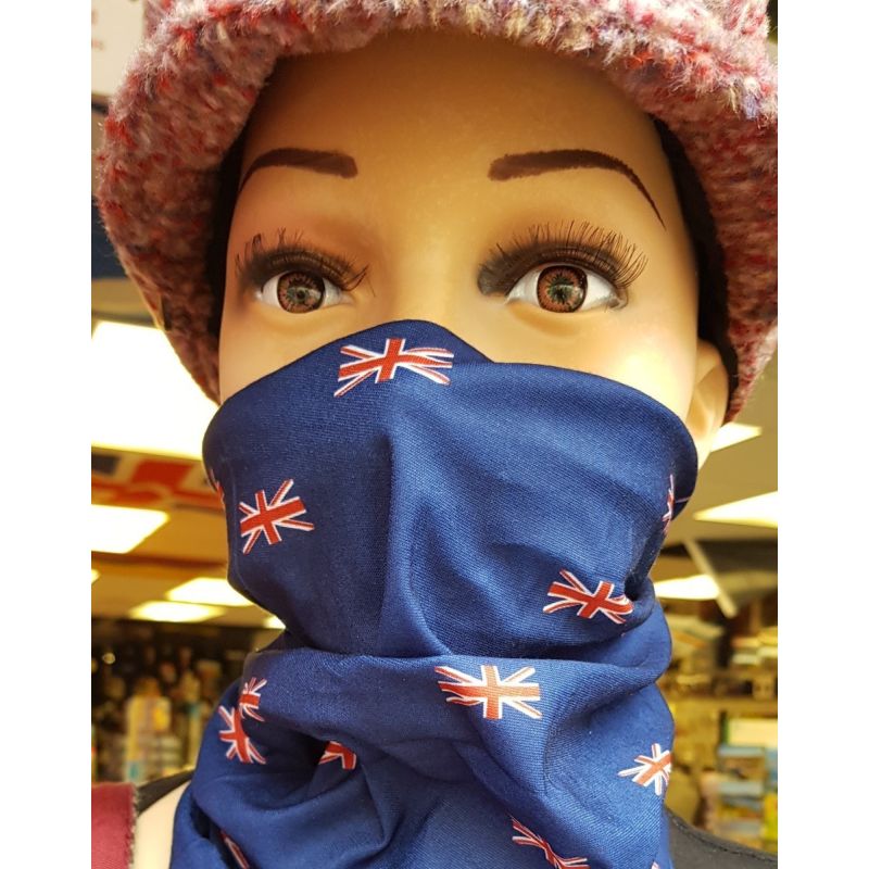 Great Britain United Kingdom Union Jack Multiway Snood Bandana Unisex