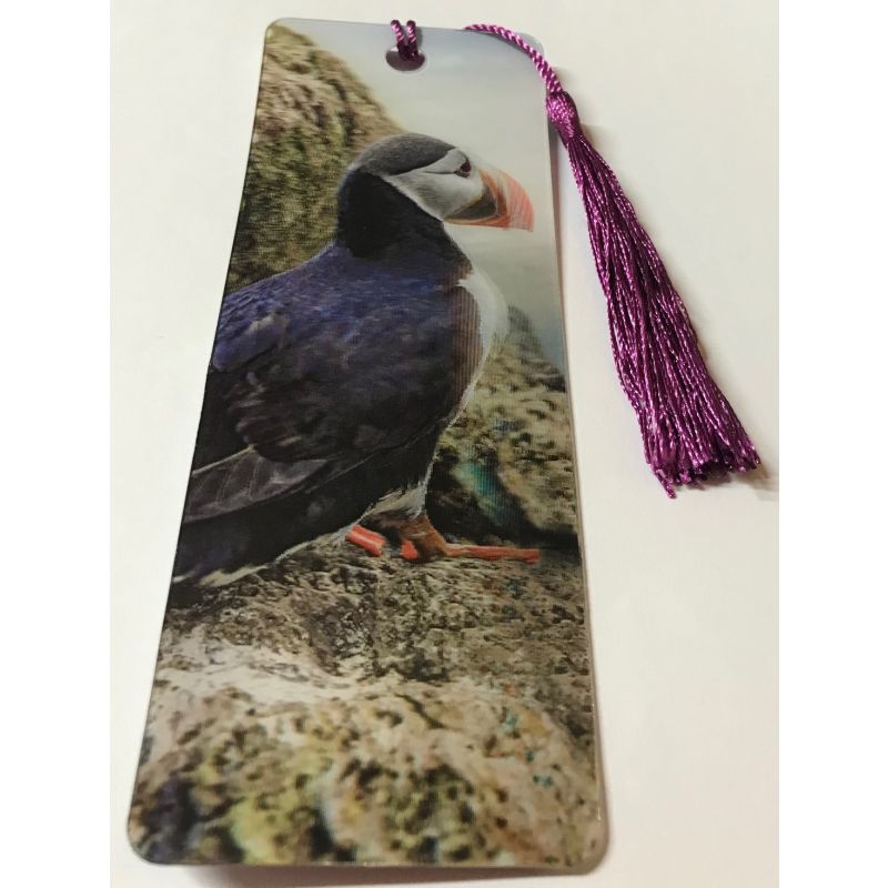 Scottish Puffin Lenticular Bookmark Ruler