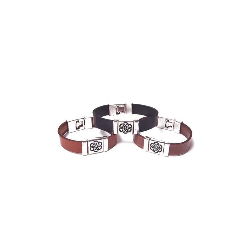 Celtic Spirit Leather Strap Bracelet (1 SUPPLIED)