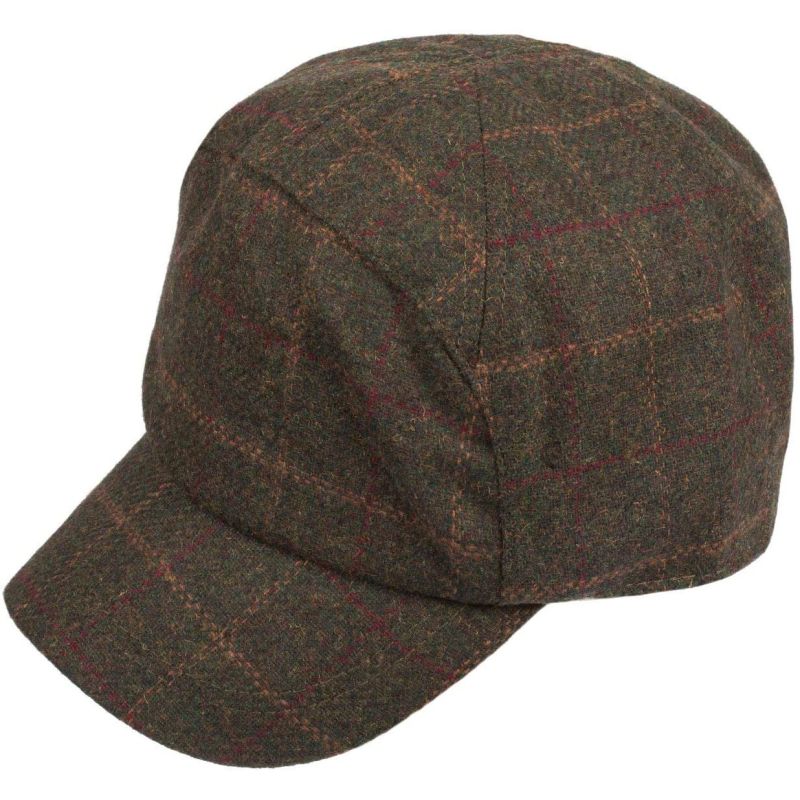 Green Window Tweed Skip Cap