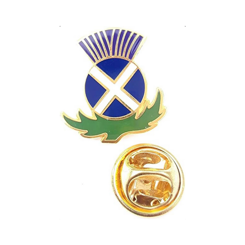 Scottish Thistle Pin Badge
