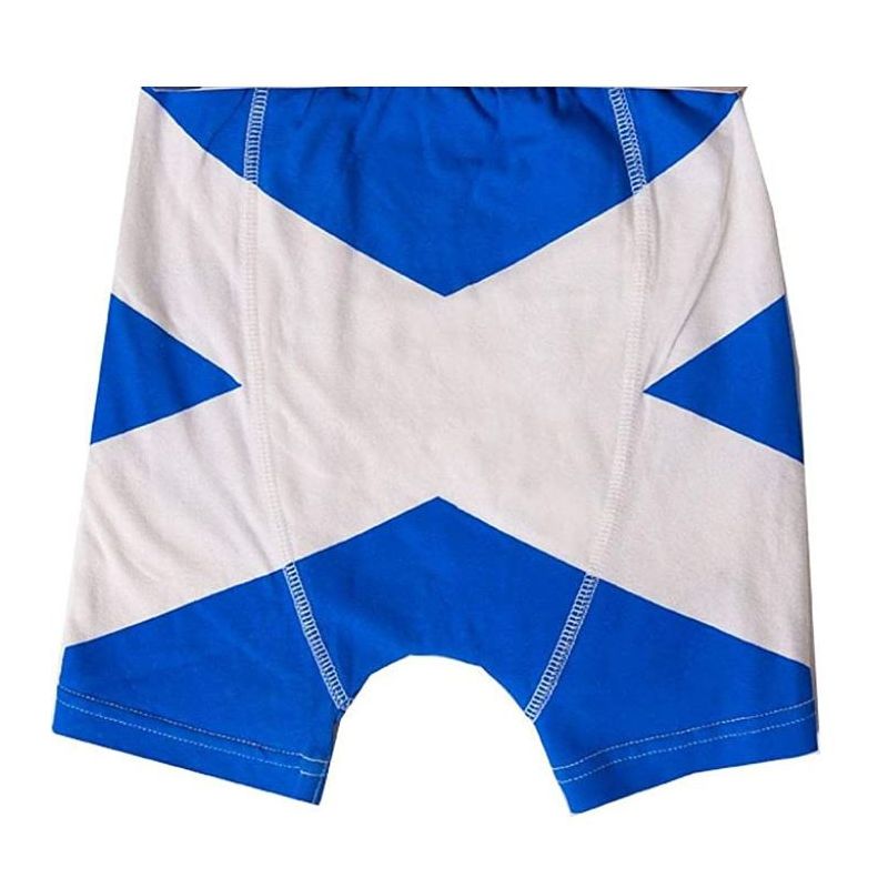 Saltire Boxer Shorts Scottish Gift (Size X Large)