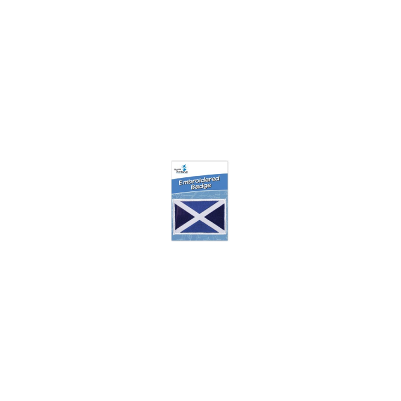 Scotland Saltire Embroidered Patch 9 x 6cm