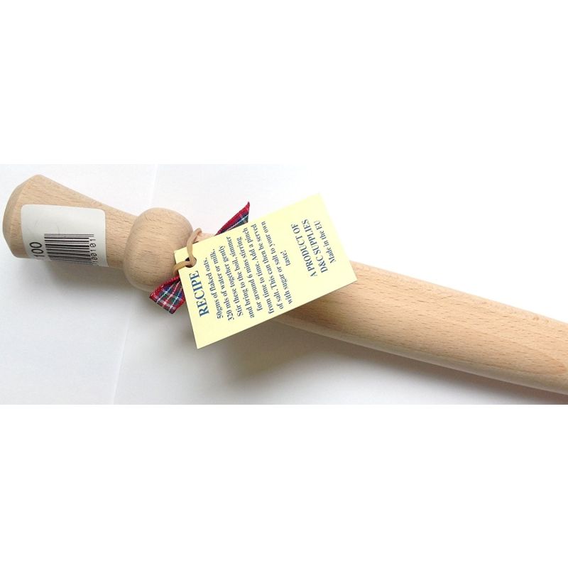 Scottish Gifts  Spurtle turned Beechwood Porridge Spurtle UK gifts