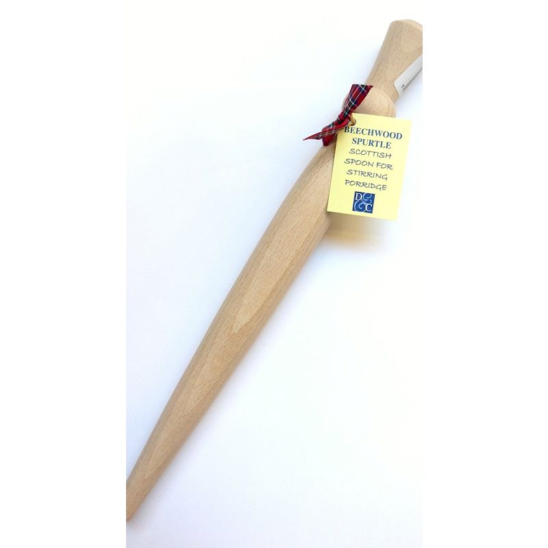Scottish Gifts  Spurtle turned Beechwood Porridge Spurtle UK gifts