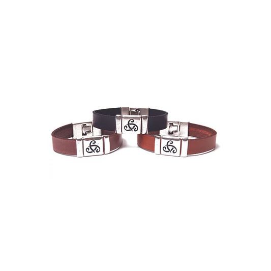 Celtic Spirit Leather Strap Bracelet (1 SUPPLIED)