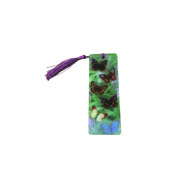 Scottish Butterfly Lenticular Bookmark Ruler