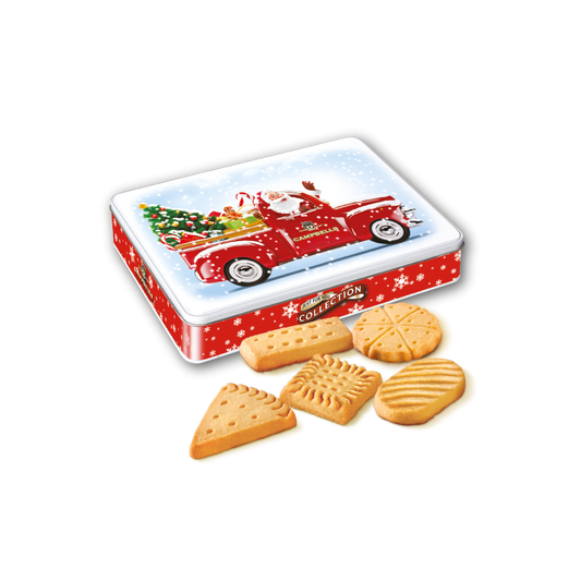Santa in Van Tin (Assorted Shapes Shortbread) 150g