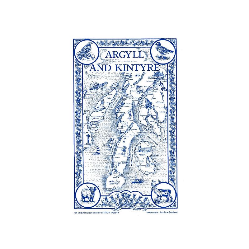 Argyll and Kintyre Tea Towel