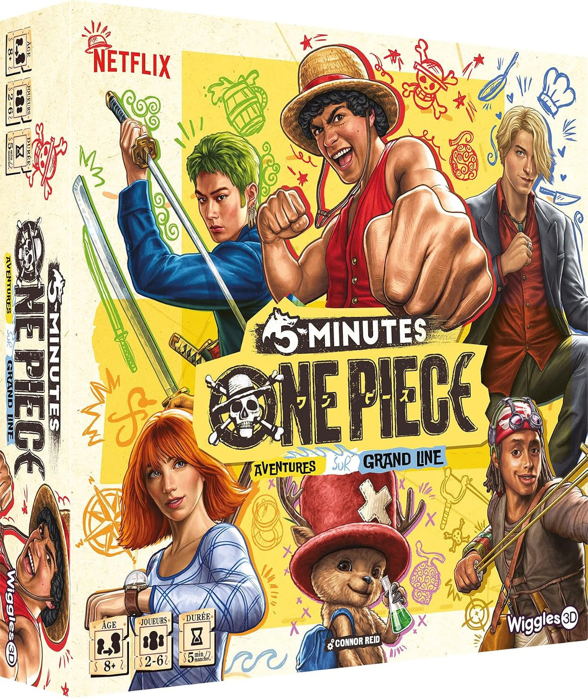 5 Minutes: One Piece - Wiggles 3D - Frantic Cooperative Card Game