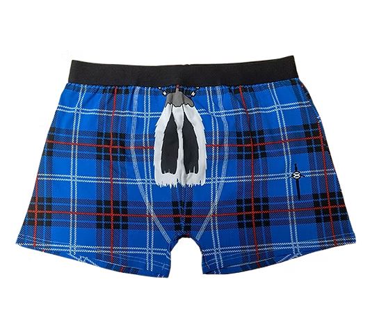 Instakilt Boxer Shorts Blue (Size Large)