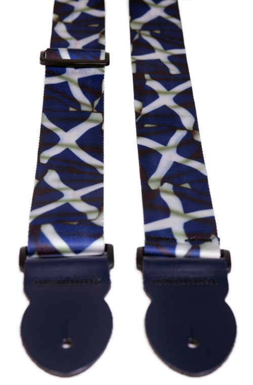 Scottsh Style Guitar Strap - SALTIRE - Made in the UK