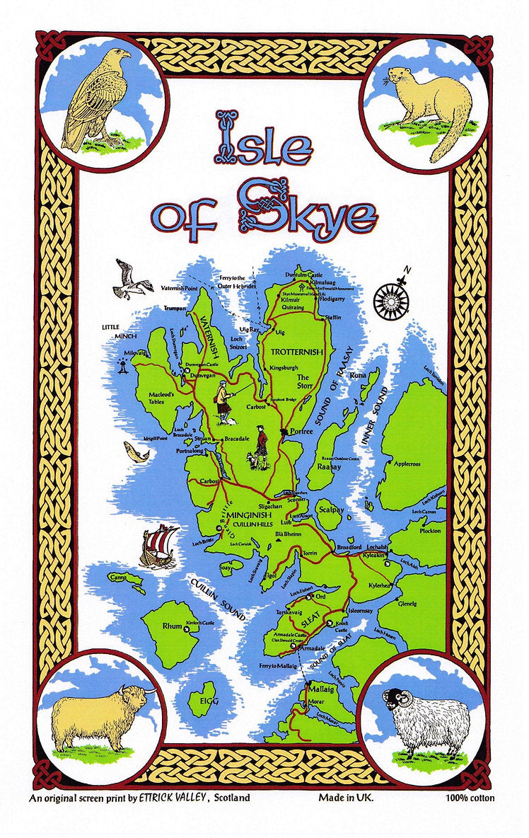 Isle of Skye Tea Towel