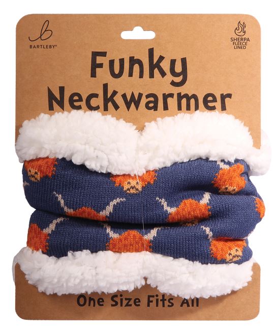 Funky Sherpa Snood - Highland Cow